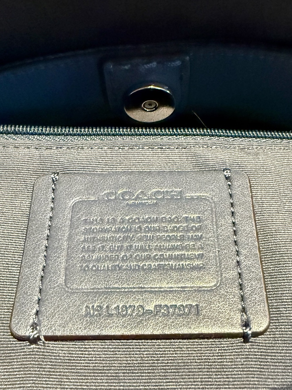 Vintage #Y2K Coach Avenue Tote in Light Blue